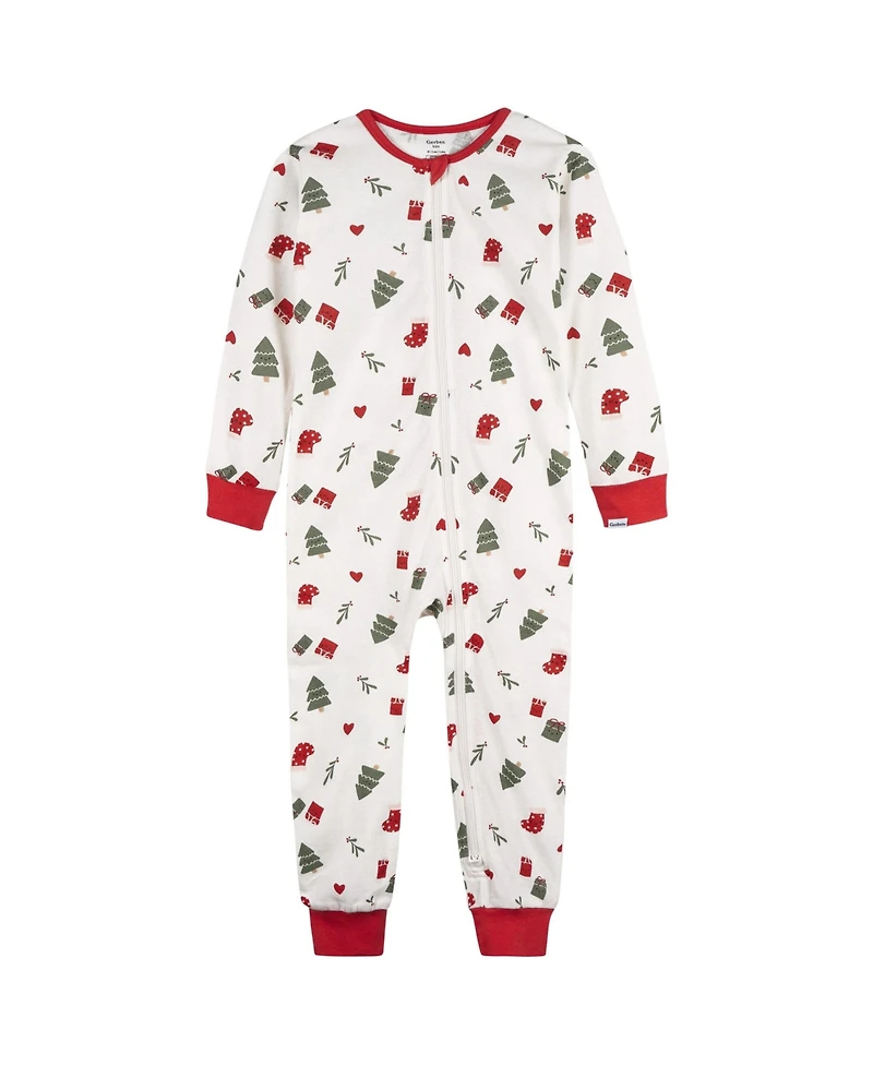 Gerber Baby Girls 2-Pack Snug Fitting Footless Pajamas