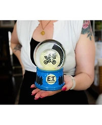 E.t. The Extra-Terrestrial Bike Moon 6-Inch Snow Globe with Swirling Glitter Display Piece
