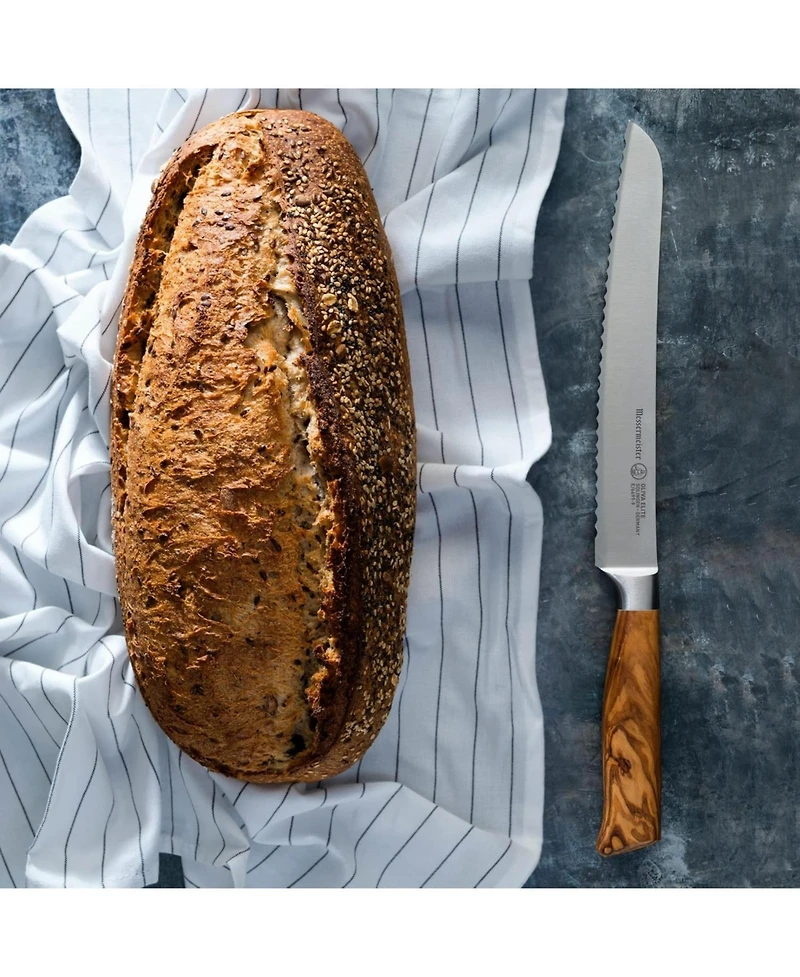 Messermeister Oliva Elite Scalloped Bread Knife / 9"