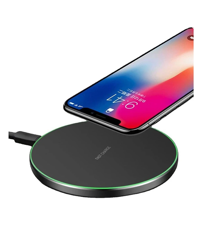 Risokeys Fast Wireless Charger 15W, Charging Pad Compatible with iPhone 13/12/12 Pro Max/11/Xr/X, Samsung Galaxy S21/S20 Ultra/S10/S9