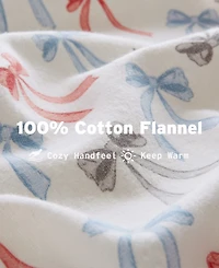 Intelligent Design Novelty Printed Flannel 3-Pc. Sheet Set