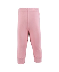 Hudson Baby Baby Girls Hudson Cotton Pants and Leggings, Soft Rainbow, 9-12 Months