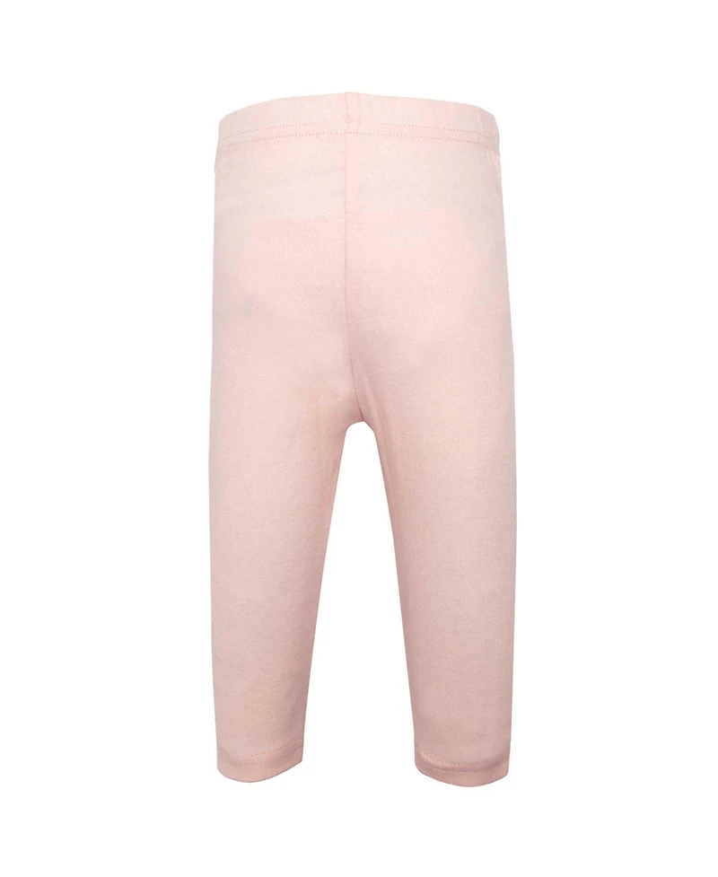 Hudson Baby Girls Cotton Layette Set, Pink Snuggle Bear, 9-12 Months