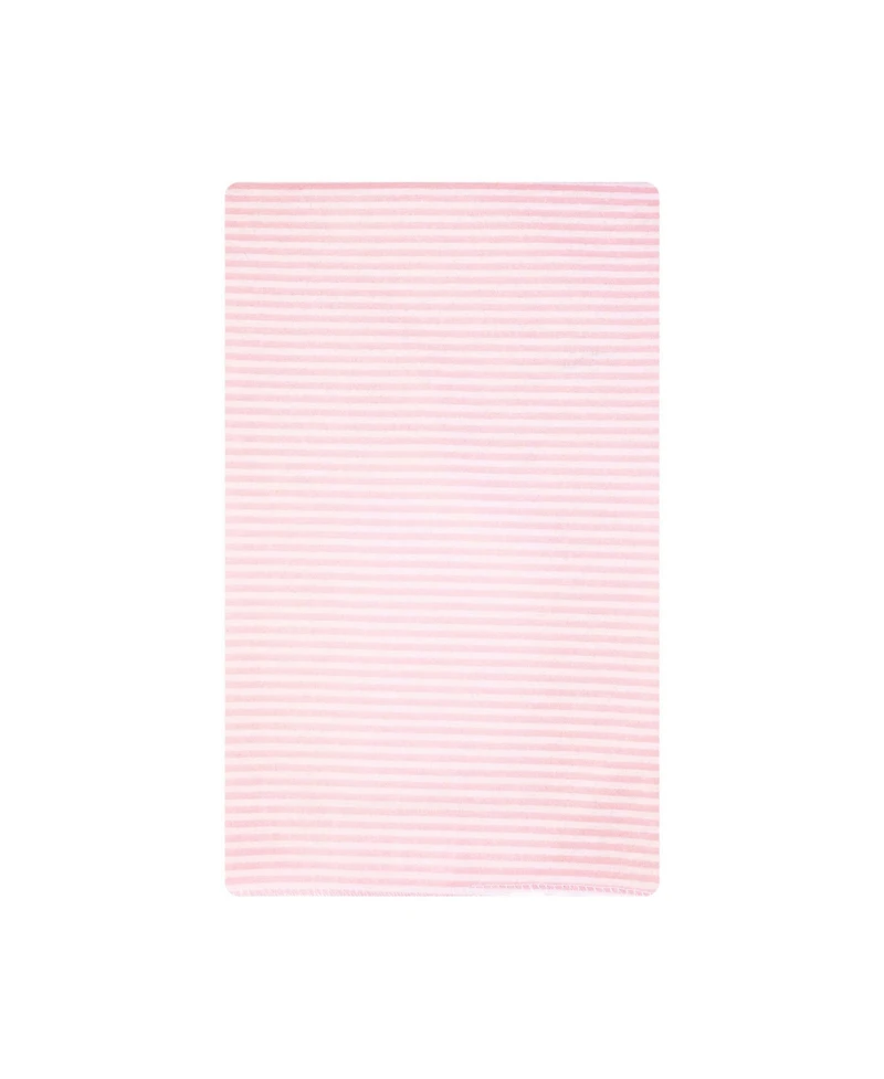 Hudson Baby Infant Girls Cotton Flannel Burp Cloths 12-Pack Bundle, Pink Mint Floral, One Size