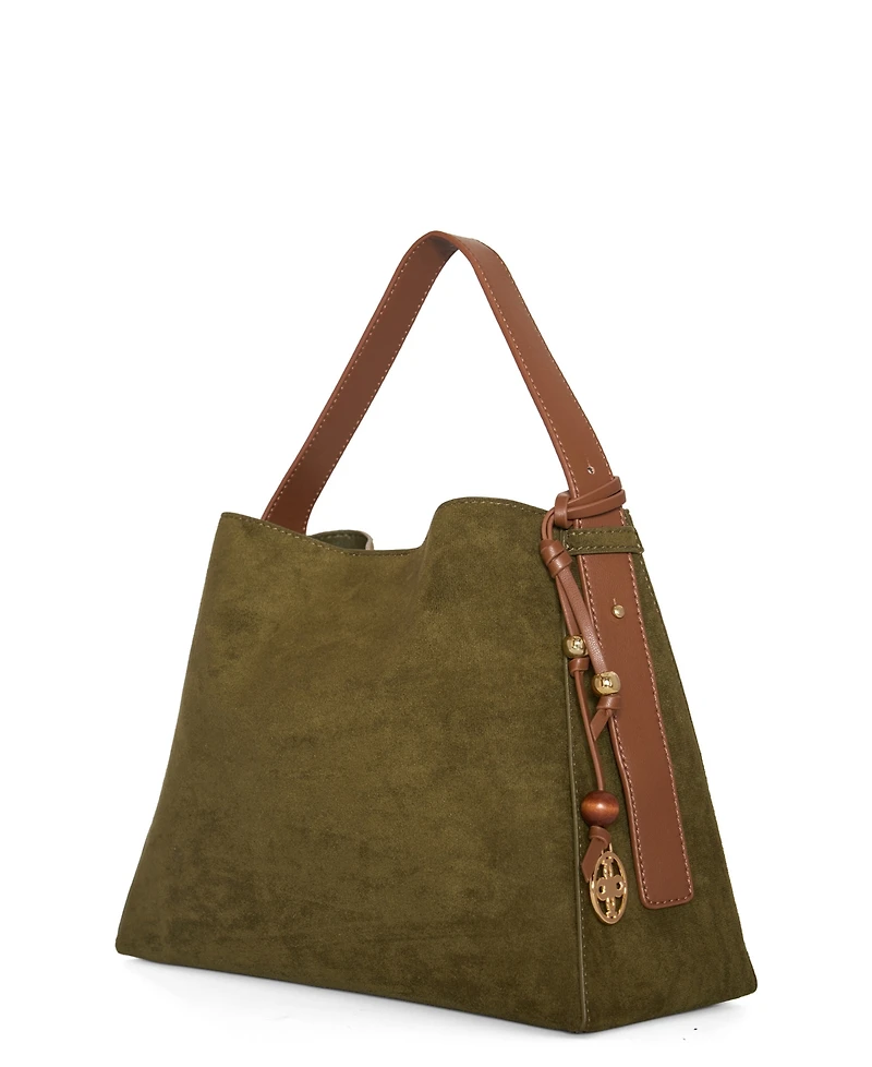 Like Dreams Solace Suede Top Handle Small Satchel Bag