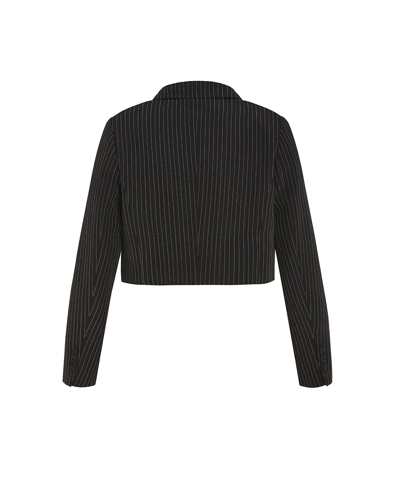 City Chic Women's Payton Pinstripe Jacket