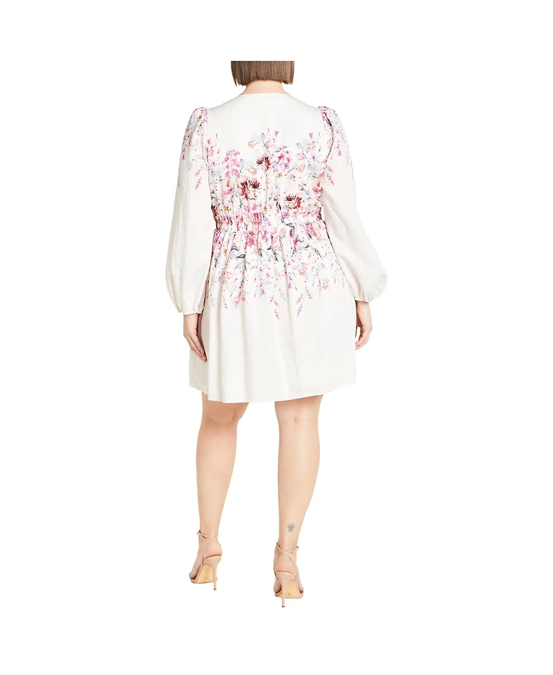 City Chic Women's Keyla Print Dress