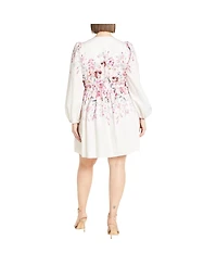 City Chic Women's Keyla Print Dress