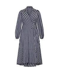 City Chic Women's Plus Selena Wrap Dress