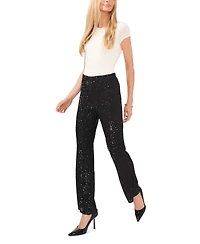 Vince Camuto Women's Pull-On Sequin Flare Pants