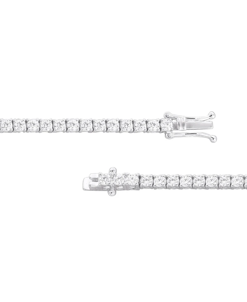 Macy's Diamond Four Prong Tennis Bracelet (4 ct. t.w.) in 14K White Gold