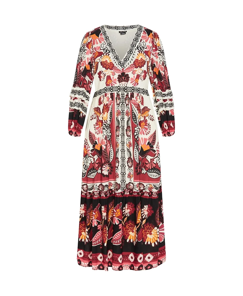 City Chic Women's Malia Maxi Dress