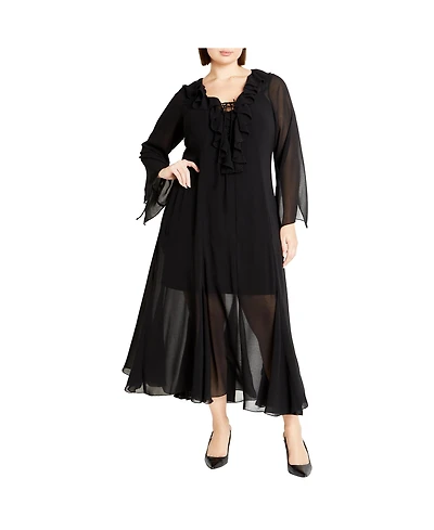 City Chic Women's Vamp Maxi Dress