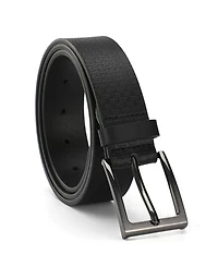 Ted Baker Men's All-Over Logo "T" Leather Belt