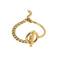 Women's The Interlock-Bar Chain Bracelet - California Gold