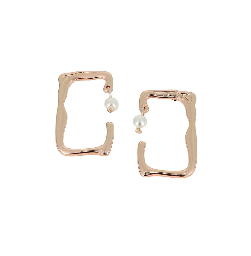 Women's The Cadre Drop Earrings - Rose Gold