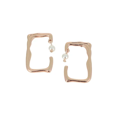 Women's The Cadre Drop Earrings - Rose Gold
