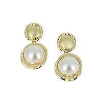 Women's The Roma-Perle Drop Earrings - California Gold