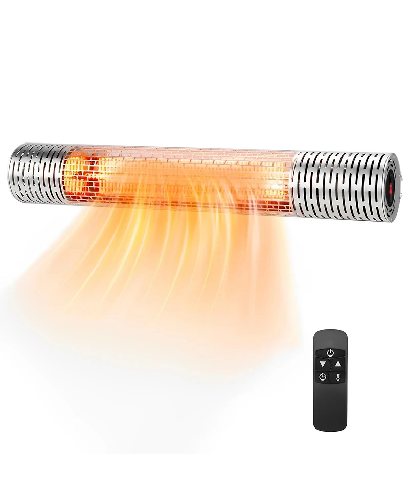 Sugift 1500W Indoorand Outdoor Electric Heater with 2 Power Settings