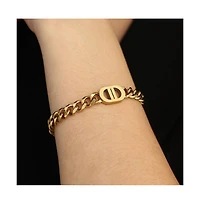 Women's The Curved-Link Chain Bracelet - California Gold