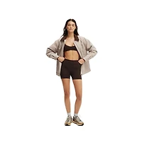Cotton On Women's Active Contrast Collar Oversized Jacket