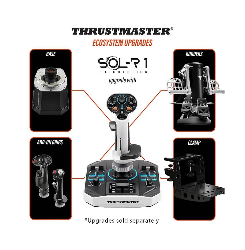 Thrustmaster Sol-r Flightstick Joystick Controller for Pc