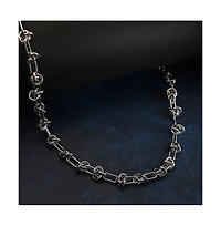 Sohi Women's The Knot-Link Chain Necklace - Metallic