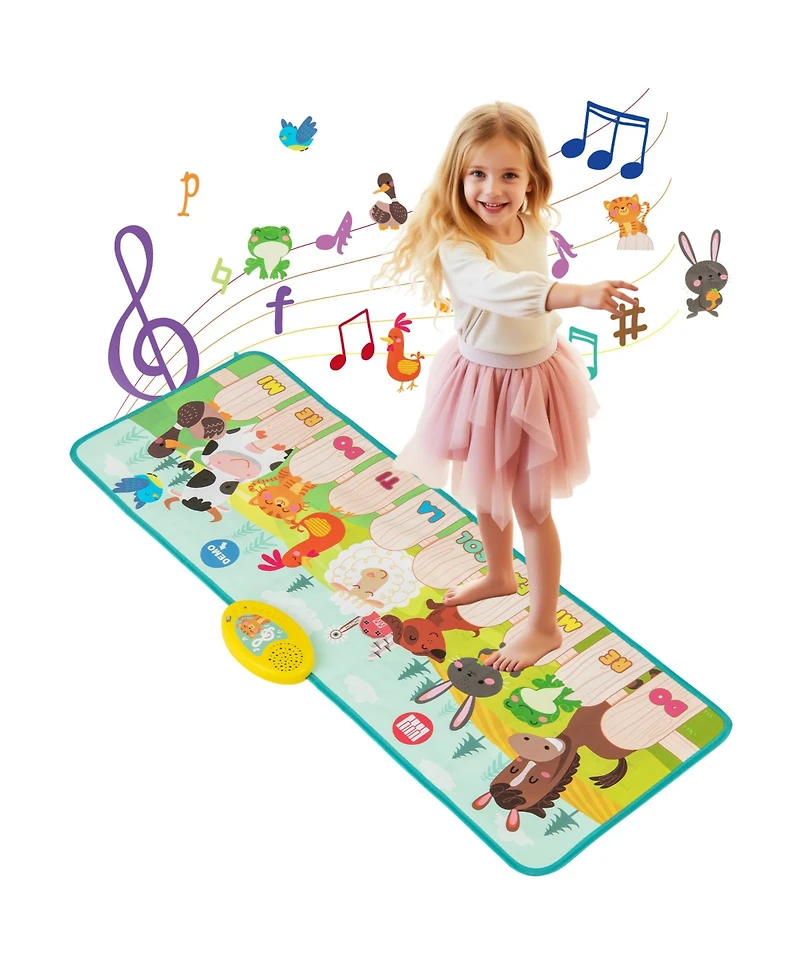 Kids Musical Mat Indoor Outdoor Animal Farm Piano