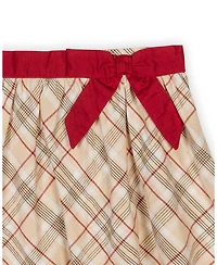 Hope & Henry Toddler Girls Organic Pull-on Bow Sash Party Skirt