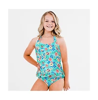 Calypsa Little Girls Katie One-Piece Swimsuit
