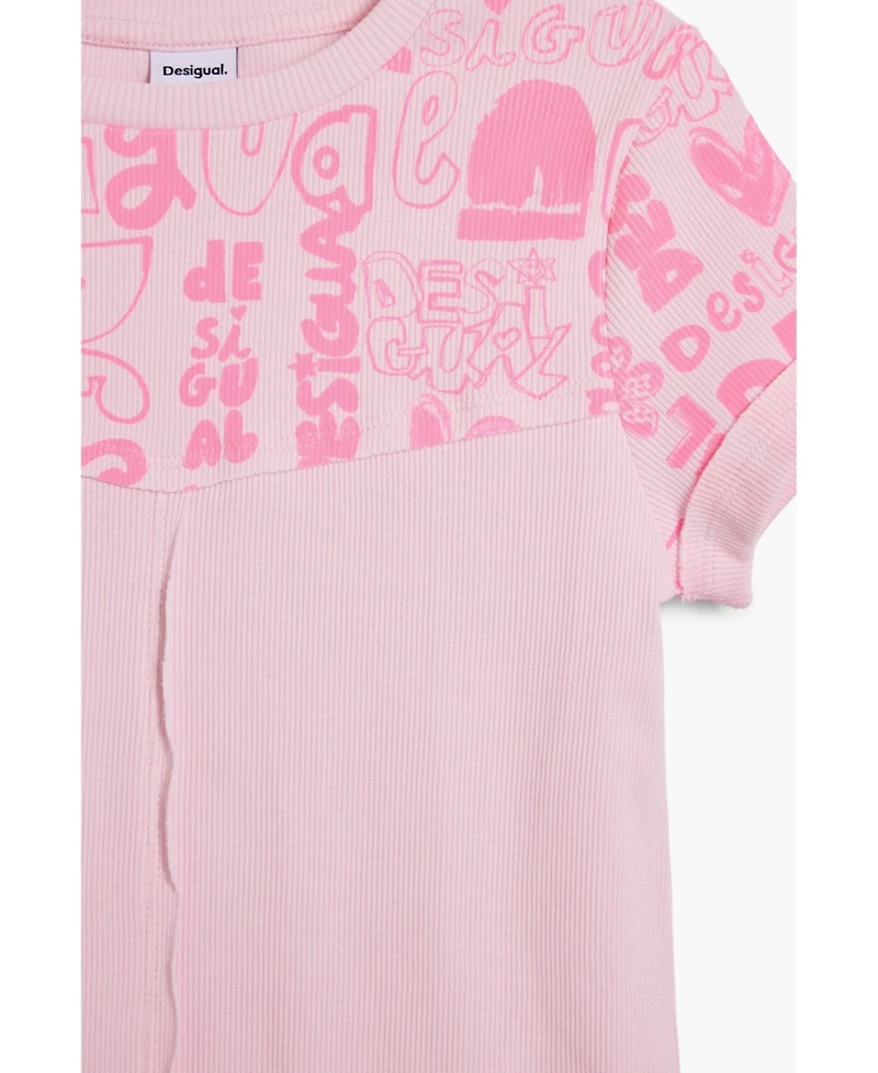 Desigual Girls Girls's Short-sleeve T-shirt with lettering