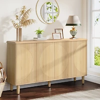 Tribesigns Buffet Cabinet Sideboard with Storage, Large Storage Cabinet Sideboard Buffet Table