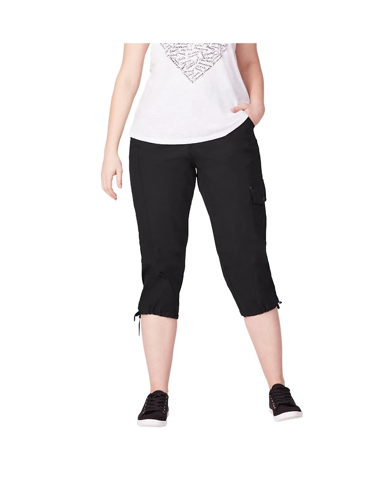ellos Women's Stretch Cargo Capris