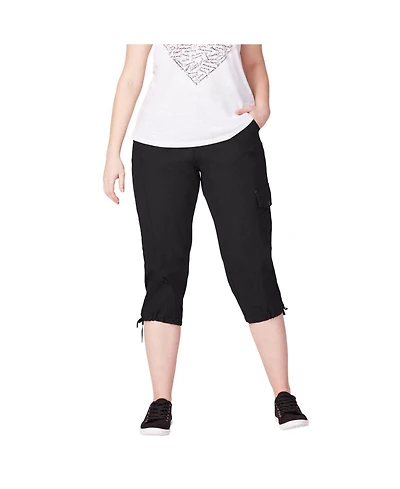 ellos Women's Stretch Cargo Capris