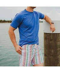 Snapper Rock Men's Blue Drift Ss Outbound Tee