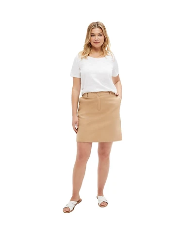 ellos Women's Stretch Chino Skort