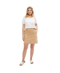 ellos Women's Stretch Chino Skort