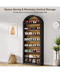 Tribesigns Shoe Storage Cabinet, 8-Tier Tall Organizer Cabinet