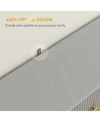 Shoe Cabinet for Entryway, Hallway, or Bedroom Storage