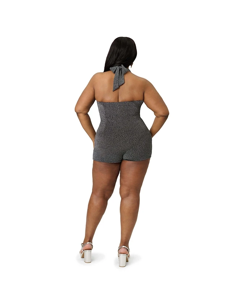 Unique Vintage Plus Romper & Sarong Set