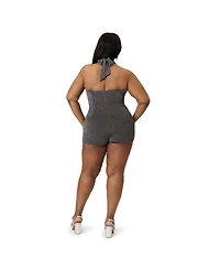 Unique Vintage Plus Romper & Sarong Set