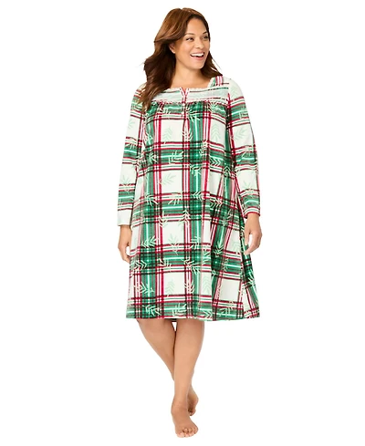 Only Necessities Plus Long-Sleeve Gown