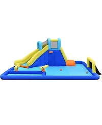 Sugift 6-in-1 Inflatable Water Slide Jumping House without Blower