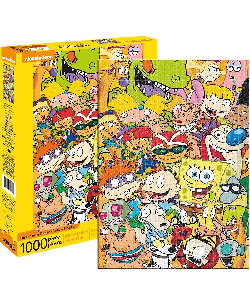 Nmr Distribution Nickelodeon Cast 1000 Piece Jigsaw Puzzle