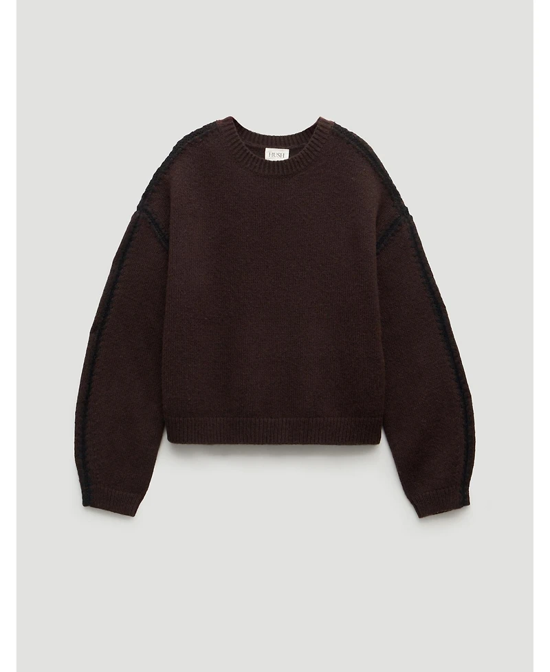 Hush Women's Whitney Whipstitch Knitted Sweater