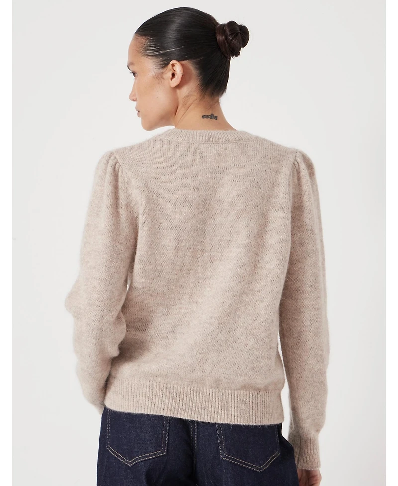 Hush Women's Emily V-Neck Puff Sleeve Top