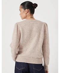 Hush Women's Emily V-Neck Puff Sleeve Top