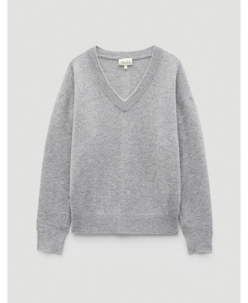Hush Women's Scarlett Cashmere V Neck Sweater