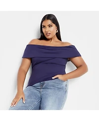 City Chic Women's Mischa Print Top