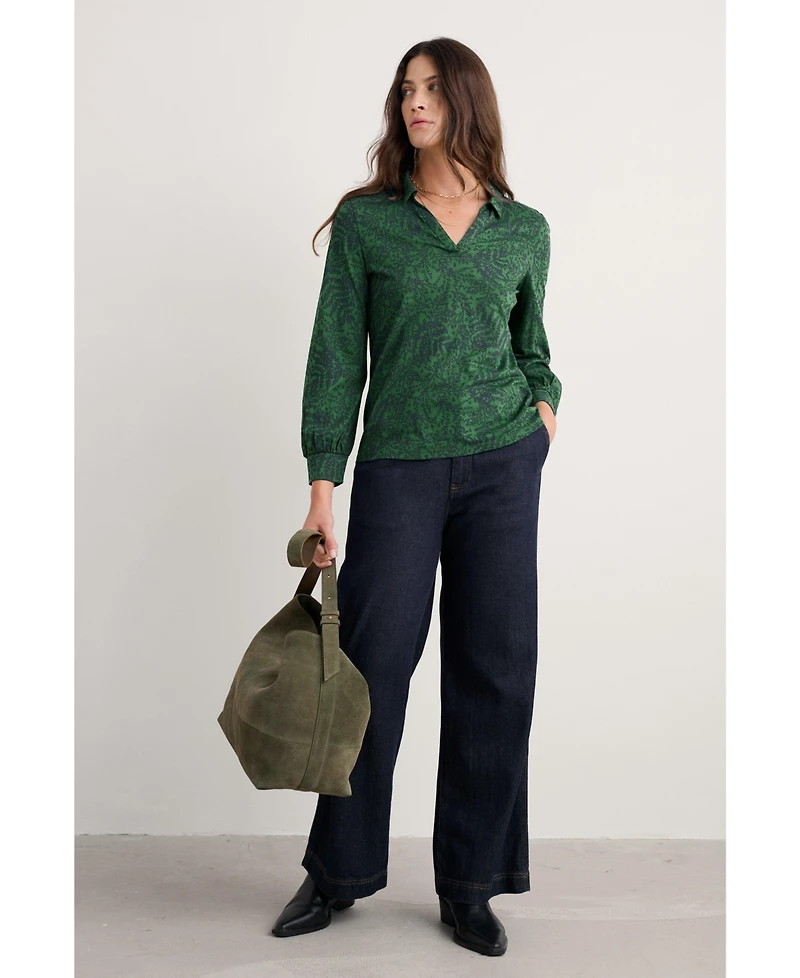 Seasalt Cornwall Women's Misty Sky Long Sleeve Shirt